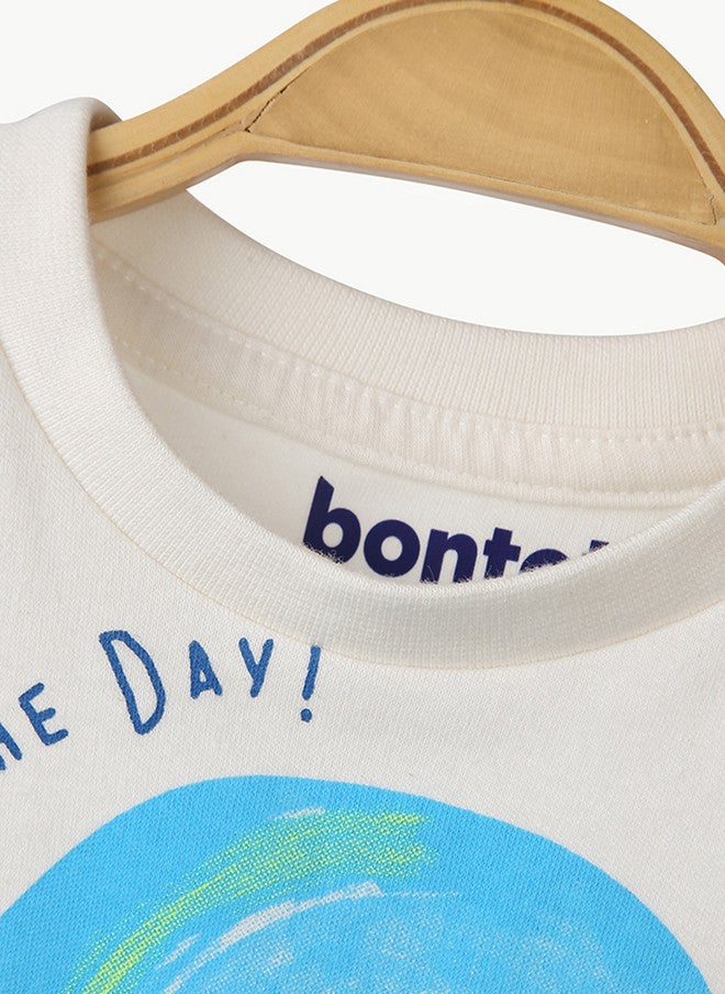 Bontots Infant Boys Printed Organic Cotton Bodysuit - Image 5